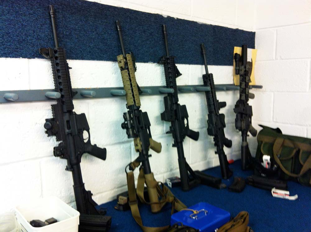 Mini rifles at NE Lincs Target Club